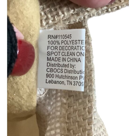 Babys First Christmas Stocking With Reindeer Design Picture Frame Embroidered - Picture 4 of 6